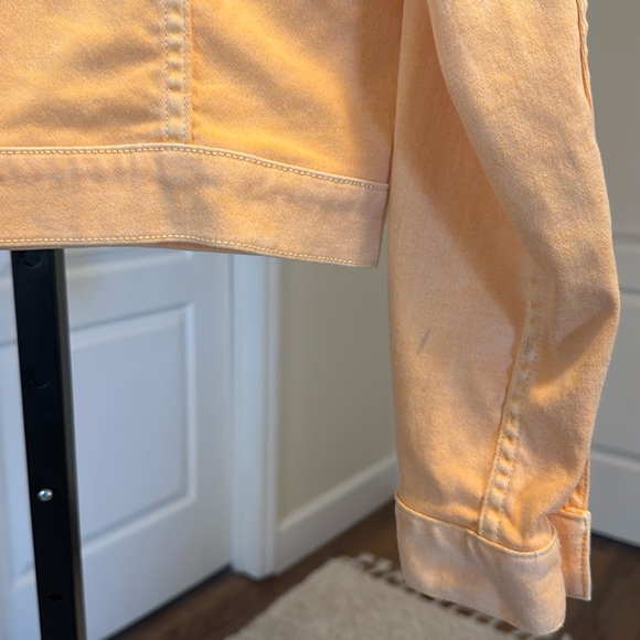 Michael Kors Peach Colored Denim Jacket - Size M - Picture 2 of 3